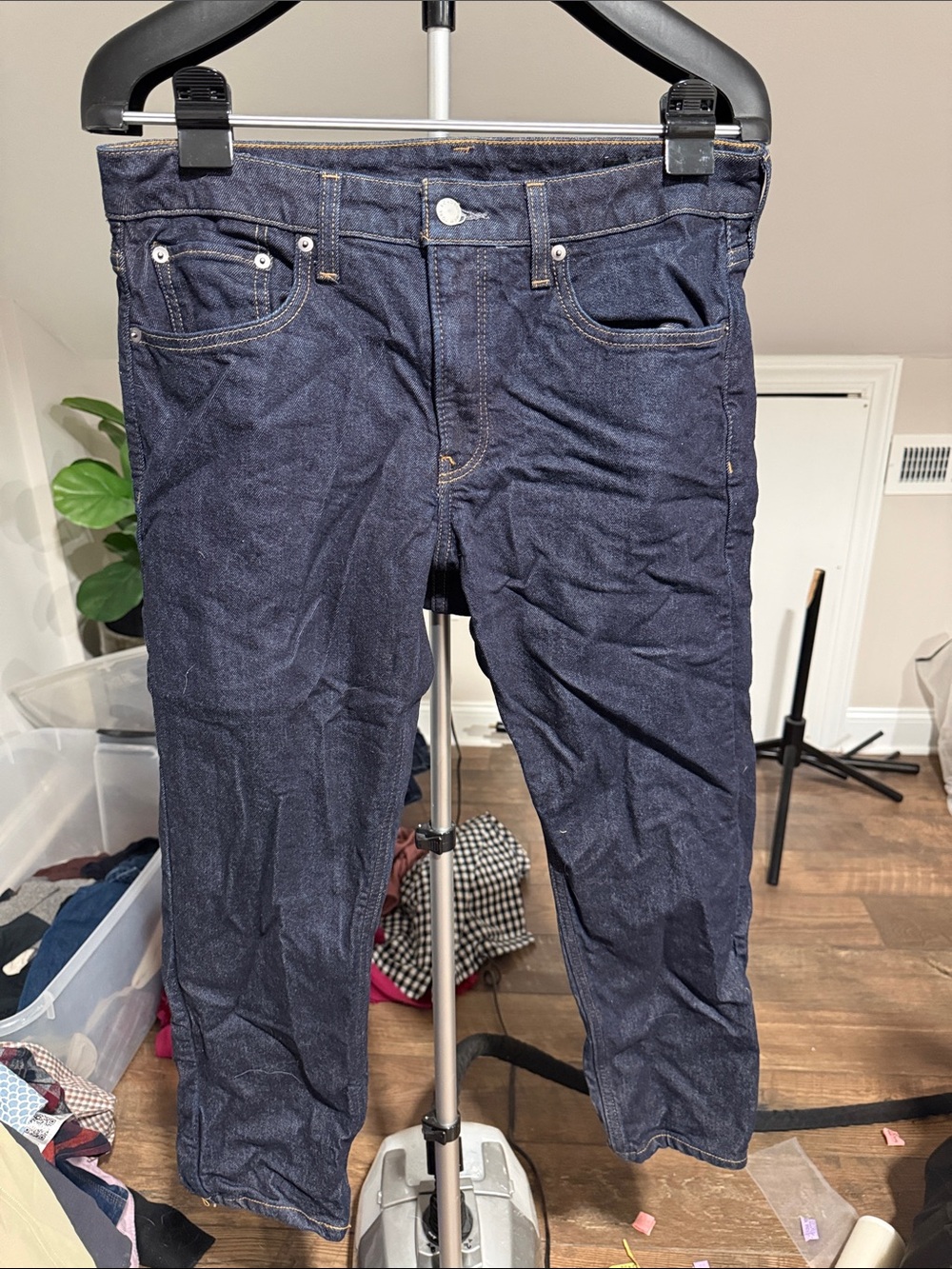 Bonobos Men's Straight Dark Indigo Jeans